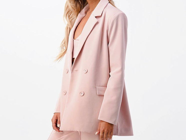 Oversized Pink Blazer