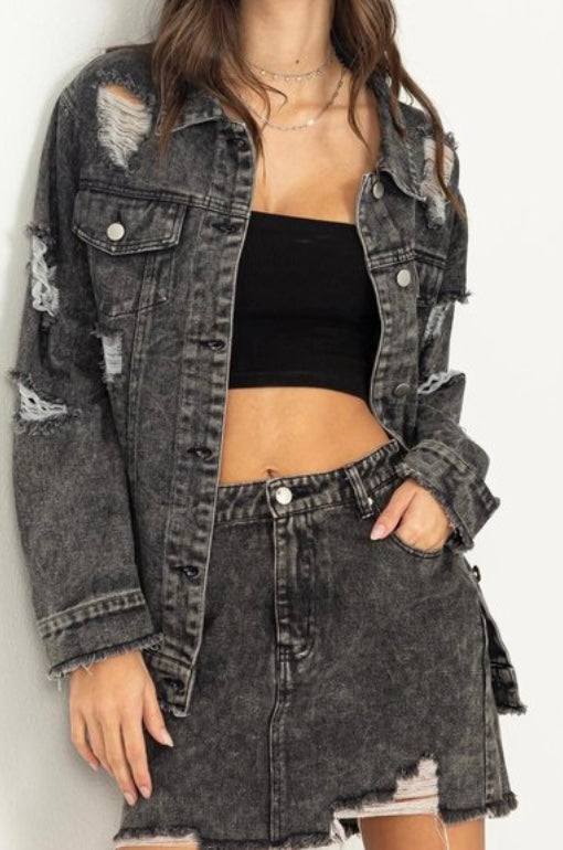 Black Denim Jacket