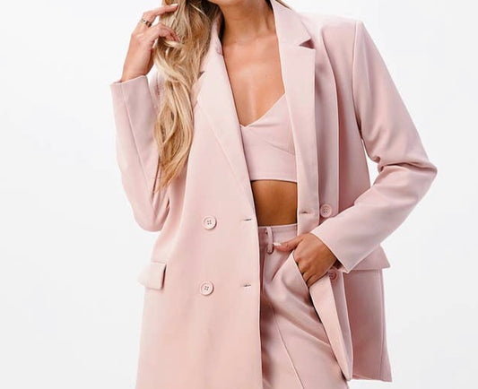 Oversized Pink Blazer